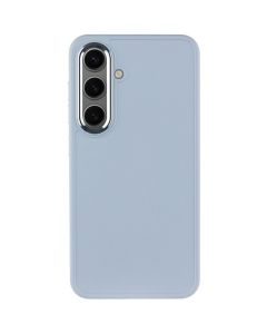 Чехол-накладка для Samsung S24/S25 Bonbon Metal Style TPU Голубой (Mist blue)