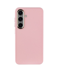 Чехол-накладка для Samsung S24/S25 Bonbon Metal Style TPU Розовый (светло-розовый)