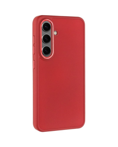 Чехол-накладка для Samsung S24/S25 Bonbon Metal Style TPU Красный (Red)