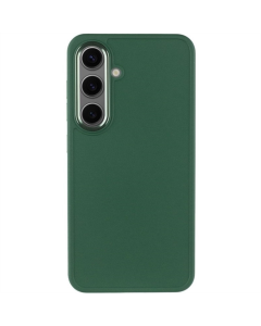 Чохол-накладка для Samsung S24/S25 Bonbon Metal Style TPU Зелена (Армійський зелений)