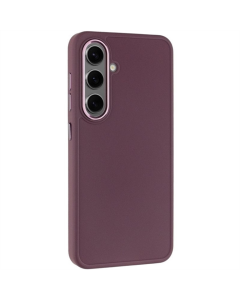 Чехол-накладка для Samsung S24/S25 Bonbon Metal Style TPU Бордовый (Сливовый)