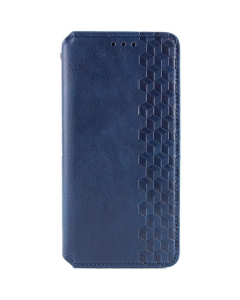 Чохол кейс для Samsung S24 GETMAN Cubic (PU) Синій (Blue)
