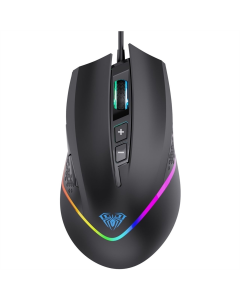 Миша ігрова Aula F805 Чорна (Black)