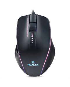 Миша REAL-EL RM-747 Черный (Black)