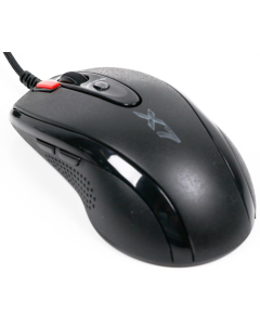Миша ігрова A4Tech X-710BK USB + килимок A4Tech X7-200MP Чорна (Black)