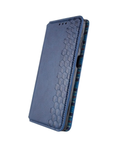 Чохол кейс для Samsung A15 4G/5G/M15 5G GETMAN Cubic (PU) Синій (Blue)