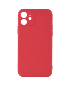 Чохол накладка для iPhone 12 Candy Full Camera Червона (Camellia)