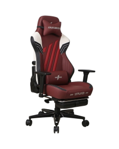 Крісло ігрове 1stPlayer Duke Чорне Біле Червоне (Black White Red)