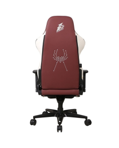 Крісло ігрове 1stPlayer Duke Чорне Біле Червоне (Black White Red)