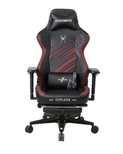 Крісло ігрове 1stPlayer Duke Чорне Червоне (Black-Red)