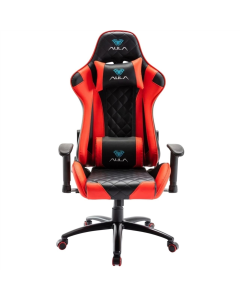 Крісло ігрове Aula F1029 Gaming Chair Чорне Червоне (Black Red)