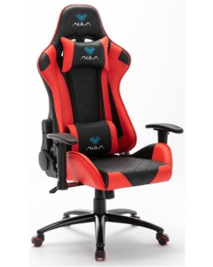 Крісло ігрове Aula F1029 Gaming Chair Чорне Червоне (Black Red)