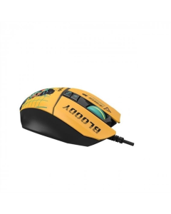 Миша игровая Bloody W63 Max Renegade Sunset Желтая (Yellow)
