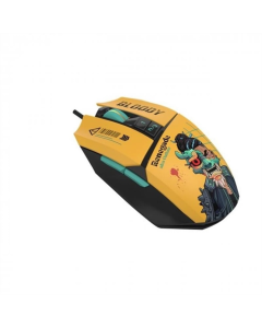 Миша ігрова Bloody W63 Max Renegade Sunset Жовта (Yellow)