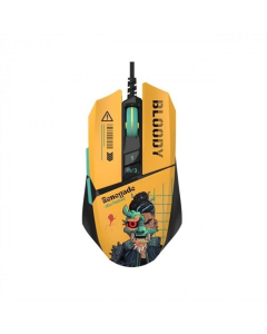 Миша игровая Bloody W63 Max Renegade Sunset Желтая (Yellow)