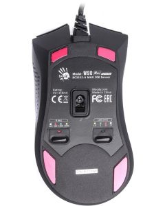 Миша ігрова Bloody W90 Max Біла (Panda White)