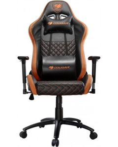 Крісло ігрове Cougar Armor Pro Чорне Помаранчеве (Black Orange)