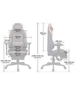 Крісло ігрове Cougar Explore Neo Чорне (Black)