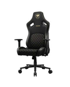 Крісло ігрове Cougar Defensor Чорне Золоте (Gold F)