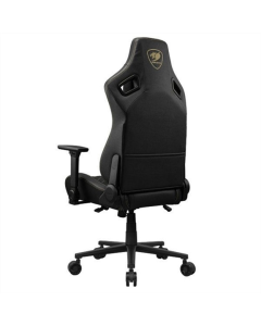 Крісло ігрове Cougar Defensor Чорне Золоте (Gold F)