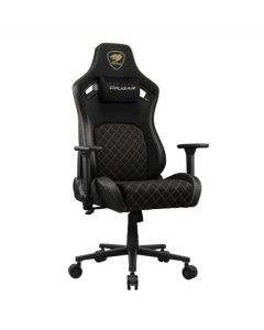 Крісло ігрове Cougar Defensor Чорне Золоте (Gold F)