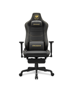 Кресло игровое Cougar Armor Evo S Черное Золотое (Gold)