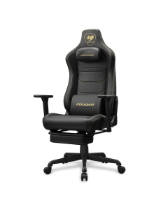 Кресло игровое Cougar Armor Evo S Черное Золотое (Gold)