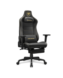 Кресло игровое Cougar Armor Evo S Черное Золотое (Gold)