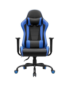 Крісло ігрове FrimeCom Hakim Чорне Синє (Black Blue)