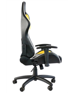 Крісло ігрове FrimeCom Zinnia Чорне Жовте (Black Нellow)