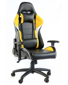 Крісло ігрове FrimeCom Zinnia Чорне Жовте (Black Нellow)