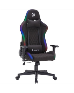 Крісло ігрове GamePro GC700FB RGB Чорне (Black)