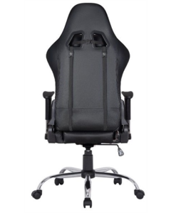 Крісло ігрове Defender (64355) Ultimate ПУ 60мм Чорне (Black)