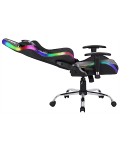 Крісло ігрове Defender (64355) Ultimate ПУ 60мм Чорне (Black)