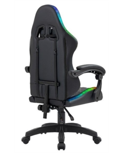 Крісло ігрове Defender (64559) Energy RGB класс 4 PU Чорне (Black)