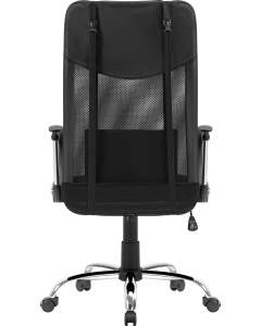 Крісло ігрове Defender (64335) Totem підсвічування сітка Чорне (Black)