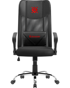 Крісло ігрове Defender (64335) Totem підсвічування сітка Чорне (Black)