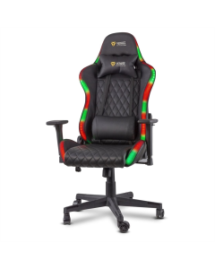 Крісло ігрове YENKEE YGC 300RGB STARDUST Gaming chair з підсвіткою Чорне (Black)