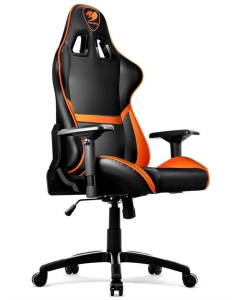 Крісло ігрове Cougar Armor Чорне Помаранчеве (Black Orange)