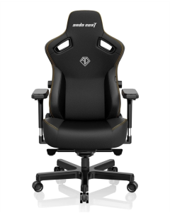 Кресло игровое Anda Seat Kaiser 3 размер XL (AD12YDC-XL-01-B-PV/C) Черное (Black)