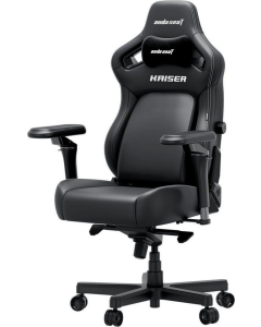 Крісло ігрове Anda Seat Kaiser 4 V2 Size XL PVC (AD12YDDC-XLL-20-B-PV/C-03) Чорне (Black)