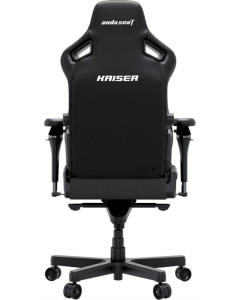 Крісло ігрове Anda Seat Kaiser 4 V2 Size XL PVC Fabric (AD12YDDC-XLL-20-B-CF-03) Чорне (Black)