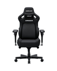 Крісло ігрове Anda Seat Kaiser 4 V2 Size XL PVC Fabric (AD12YDDC-XLL-20-B-CF-03) Чорне (Black)