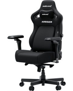 Крісло ігрове Anda Seat Kaiser 4 V2 Size XL PVC Fabric (AD12YDDC-XLL-20-B-CF-03) Чорне (Black)