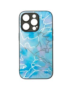 Чохол накладка для iPhone 14 Pro BOTER Stone 04 Рожева Блакитна (Pink Blue)