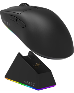 Миша бездротова Ajazz AJ139 V2 Чорна (Black)