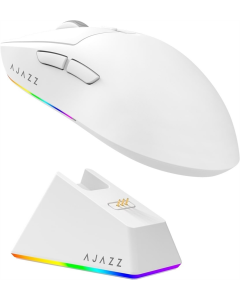 Миша бездротова Ajazz AJ139 V2 Біла (White)