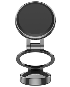 Автотримач XO C160 Universal Magnetic tri-fold Phone Holder Чорний (Black)