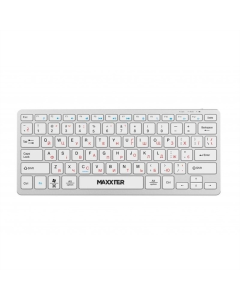 Клавіатура бездротова Maxxter KBW-C01S-UA Сіра (Silver)
