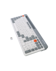 Клавіатура бездротова Maxxter KBW-02G-UA Сіра (Silver)